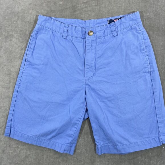 Vineyard Vines Mens 30 Blue Chino Club Short - Picture 1 of 6